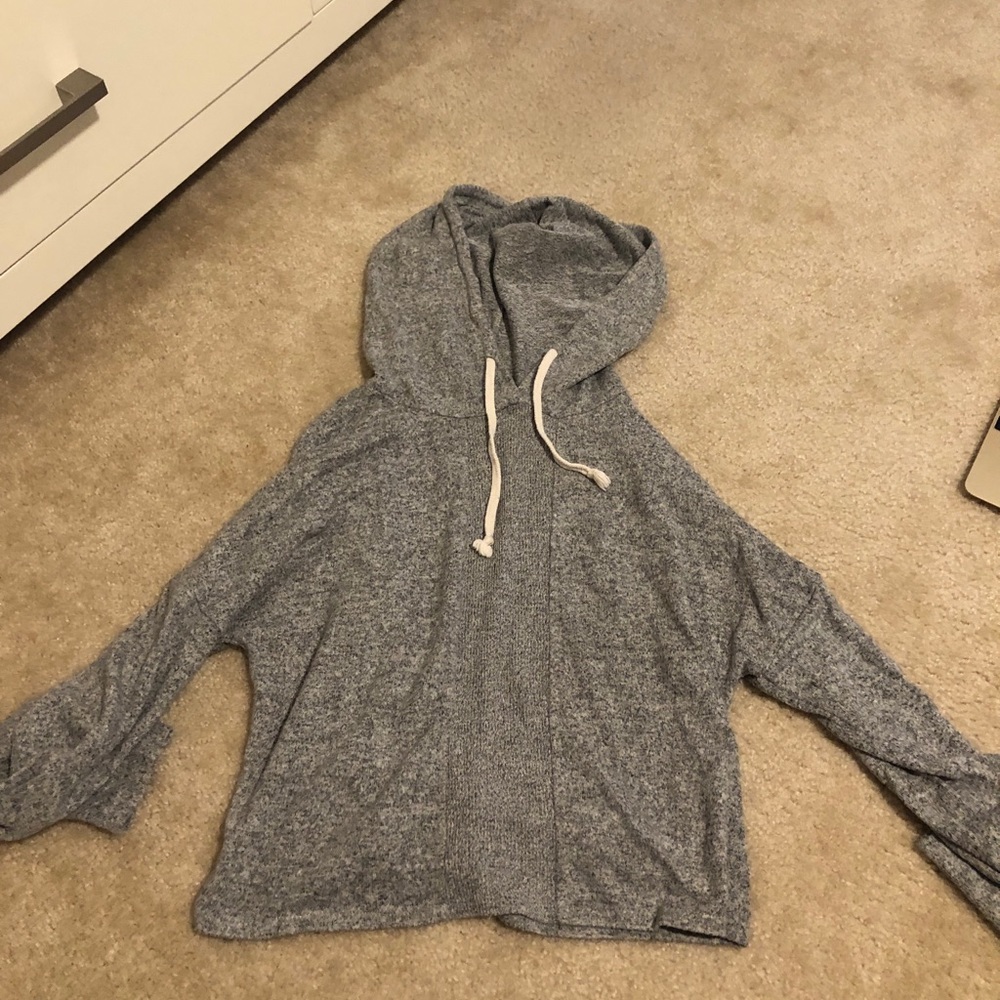 grey hoodie/sweater